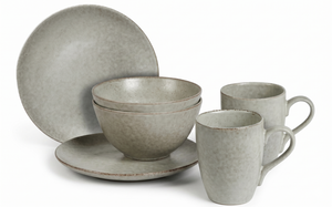 Broste Copenhagen Frühstücksset Nordic Marsh 6-teilig / 2 Personen - 2 Frühstückteller, 2 Schalen und 2 Tassen