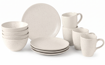 Broste Copenhagen Frühstücksset Nordic Vanilla 12-teilig / 4 Personen - 4 Frühstückteller, 4 Schalen und 4 Tassen