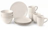 Broste Copenhagen Frühstücksset Nordic Vanilla 12-teilig / 4 Personen - 4 Frühstückteller, 4 Schalen und 4 Tassen