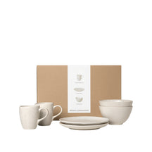 Broste Copenhagen Frühstücksset Nordic Vanilla 6-teilig / 2 Personen - 2 Frühstückteller, 2 Schalen und 2 Tassen