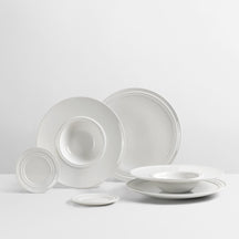 Broste Copenhagen Pastaset Stevns 6-teilig / 2 Personen - 2 Speisetelle, 2 Pastateller und 2 Kleine Teller