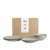 Broste Copenhagen Geschirrset Nordic Marsh 6-teilig / 2 Personen - 2 Speiseteller, 2 Frühstückteller und 2 Schalen