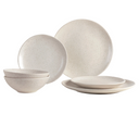 Broste Copenhagen Geschirrset Nordic Vanilla 6-teilig / 2 Personen - 2 Speiseteller, 2 Frühstückteller und 2 Schalen