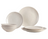Broste Copenhagen Geschirrset Nordic Vanilla 6-teilig / 2 Personen - 2 Speiseteller, 2 Frühstückteller und 2 Schalen