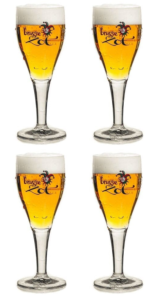 Brugse Zot Biergläser 330 ml - 4 Stück