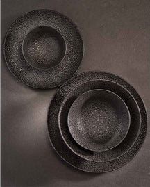 Cosy & Trendy Speiseteller Candy Schwarz ø 26,8 cm - 4 Stück