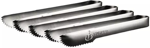Forged Servierzangen Churrasco - RVS - 4 Stück