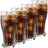 Coca-Cola-Gläser – Longdrinkgläser – Softdrinkgläser – Crown Cap – 350 ml – 4 Stück