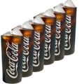 Coca Cola Gläser - Longdrinkgläser - Erfrischungsgetränkgläser - Schwarz 270 ml - 6 Stück