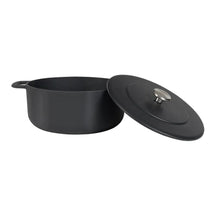 Combekk Pannenset Gietijzer Zwart 3-delig - Braadpan ø 24 cm - open