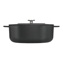 Combekk Pannenset Gietijzer Zwart 3-delig - Braadpan ø 28 cm - zijaanzicht