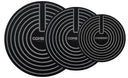 Combekk Induktionsmatte / Induktionskochfeld Schutzmatte Silikon - Ø 18 / 24 / 28 cm - 3 Stück