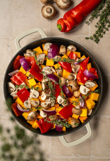 Combekk Koekenpan Skillet met 2 grepen Gietijzer Sand ø 28 cm - sfeerbeeld 3