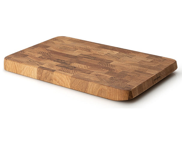 Continenta Holz Schneidebrett - Eichen Stirnholz - 38 x 25 cm