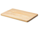 Continenta Holz Schneidebrett - Gummibaumholz - 34 x 22 cm