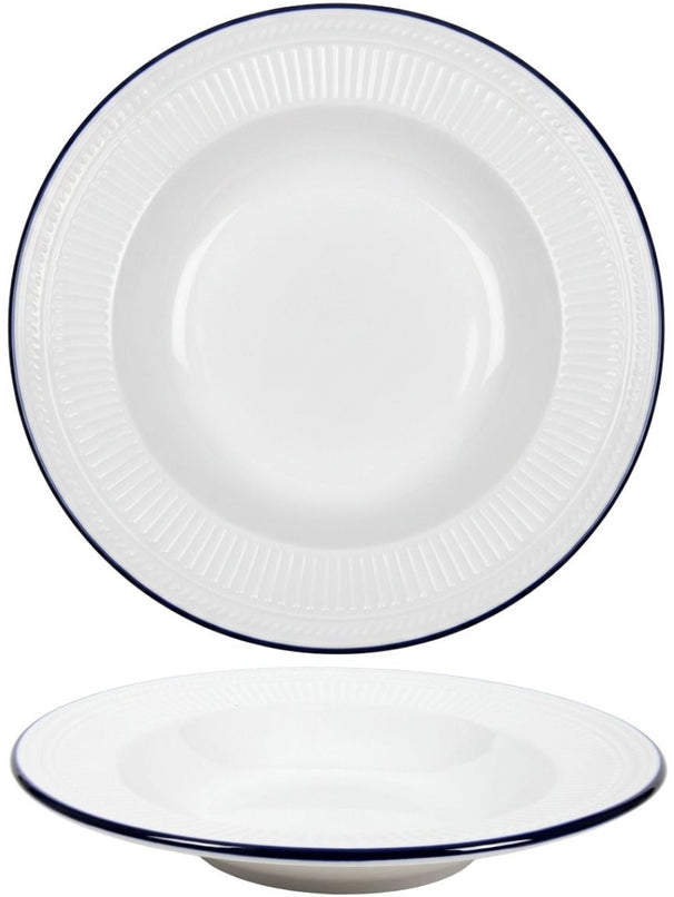 Cookinglife Tiefe Teller / Pastateller Whitmore ø 22 cm - 6 Stück
