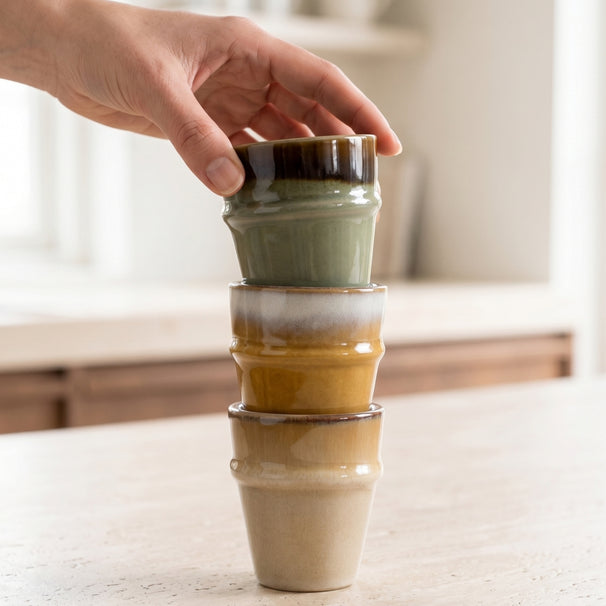 Cookinglife Espressotassen Nomad Ridge 100 ml - 6 Stück