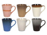 Studio Tavola Kaffeetassen mit Henkel Earth - 310 ml - 6 stuks