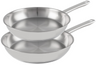 Cookinglife Bratpfannenset Superior Ø 24 und 28 cm – geeignet für alle Wärmequellen – ohne Antihaftbeschichtung