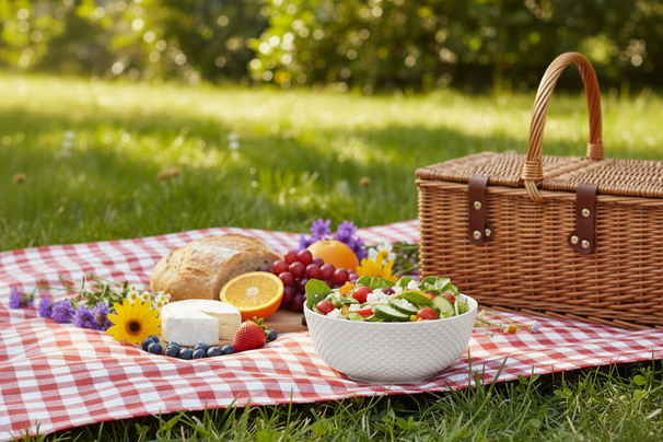 Cookinglife Kommen Melamin Ø 16,8 cm Weiß - 4er Set Outdoor - CampVibe