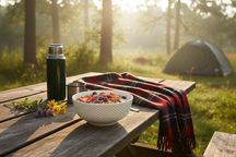 Cookinglife Kommen Melamin Ø 16,8 cm Weiß - 4er Set Outdoor - CampVibe