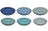 Cookinglife Pastateller Delice Blau ø 23 cm - 6 Stück