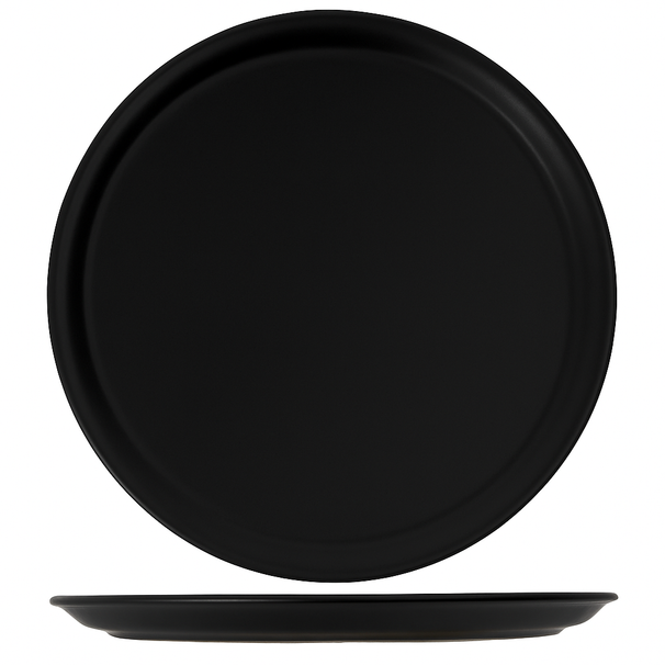 Cookinglife Pizzateller Schwarz ø 30 cm - 4 Stück