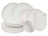 Cookinglife Geschirrset Cardida Off White 18-teilig / 6 Personen - 6 Speiseteller, 6 Frühstücksteller und 6 Schalen