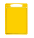 Cookinglife Schneidebrett mit Saftgrube 35 x 25 x 0,85 cm - Gelb
