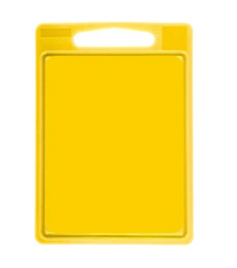 Cookinglife Schneidebrett mit Saftgrube 35 x 25 x 0,85 cm - Gelb