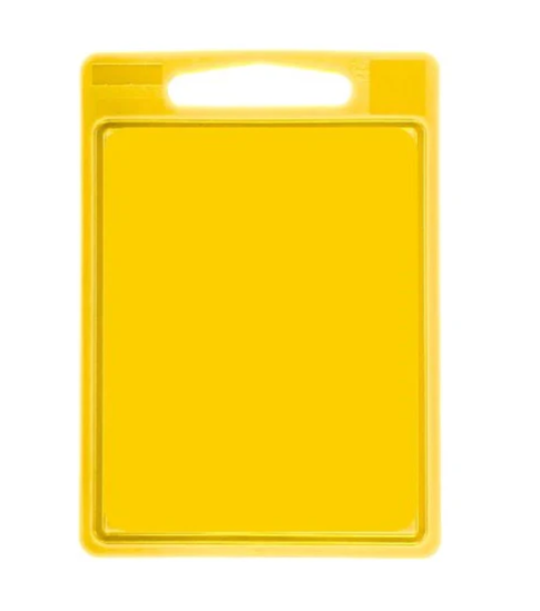 Cookinglife Schneidebrett mit Saftgrube 35 x 25 x 0,85 cm - Gelb