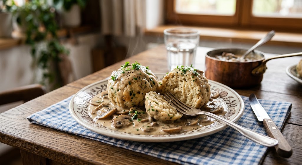 Hartige broodknoedels uit de Beierse keuken