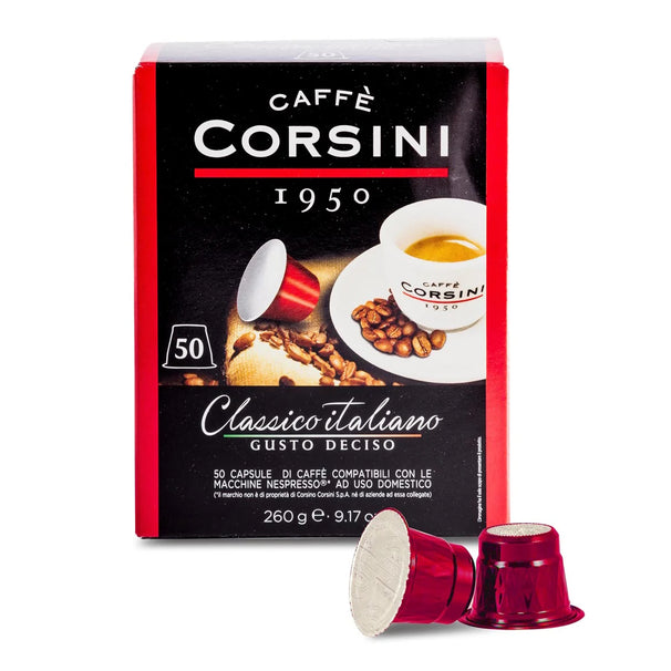 Caffè Corsini Kaffeekapseln Classico Italiano Gusto - für Nespresso - 50 Kapseln