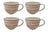 Cosy & Trendy Becher Sintra Terracotta 350 ml - 4 Stück