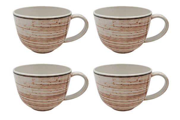 Cosy & Trendy Becher Sintra Terracotta 350 ml - 4 Stück