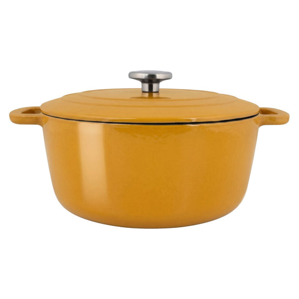 Cosy & Trendy Bräter Fontestic Gusseisen Amber Gold Ø 24 cm / 4,6 Liter – emailliert