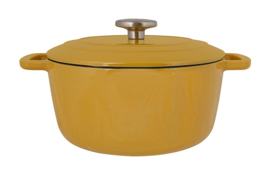 Cosy & Trendy Bräter Fontestic Gusseisen Amber Gold Ø 20 cm / 2,7 Liter – emailliert