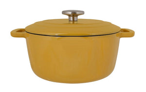Cosy & Trendy Bräter Fontestic Gusseisen Amber Gold Ø 20 cm / 2,7 Liter – emailliert