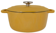 Cosy & Trendy Bräter Fontestic Gusseisen Amber Gold Ø 24 cm / 4,6 Liter – emailliert