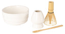 Cosy & Trendy Matcha Set - Porzellan & Bambus - 4-teilig