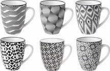 Cosy & Trendy Kaffeetassen Nikko Black 190 ml - 6 Stück