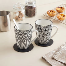 Cosy & Trendy Kaffeetassen Nikko Black 190 ml - 6 Stück