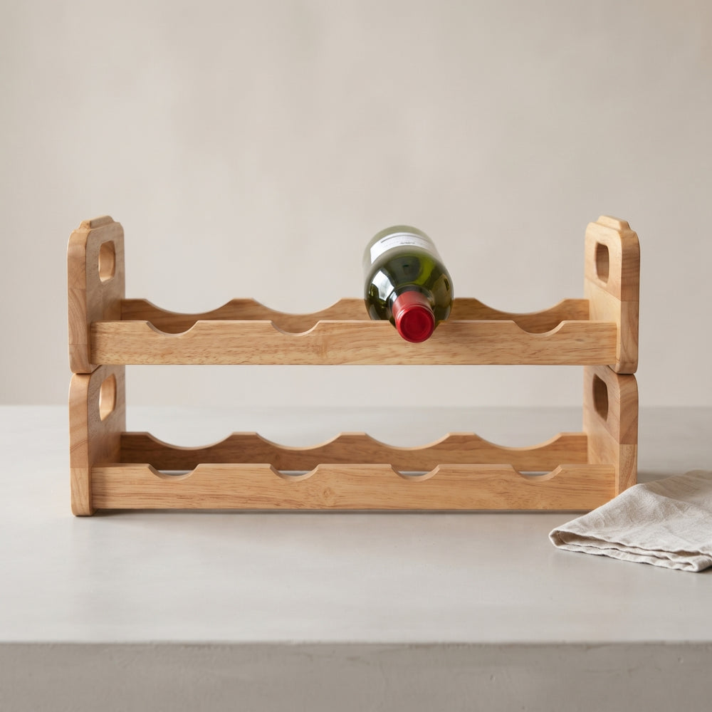 Cosy & Trendy Weinregal Holz - Stapelbar - 4 Flaschen