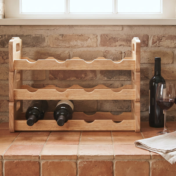 Cosy & Trendy Weinregal Holz - Stapelbar - 4 Flaschen