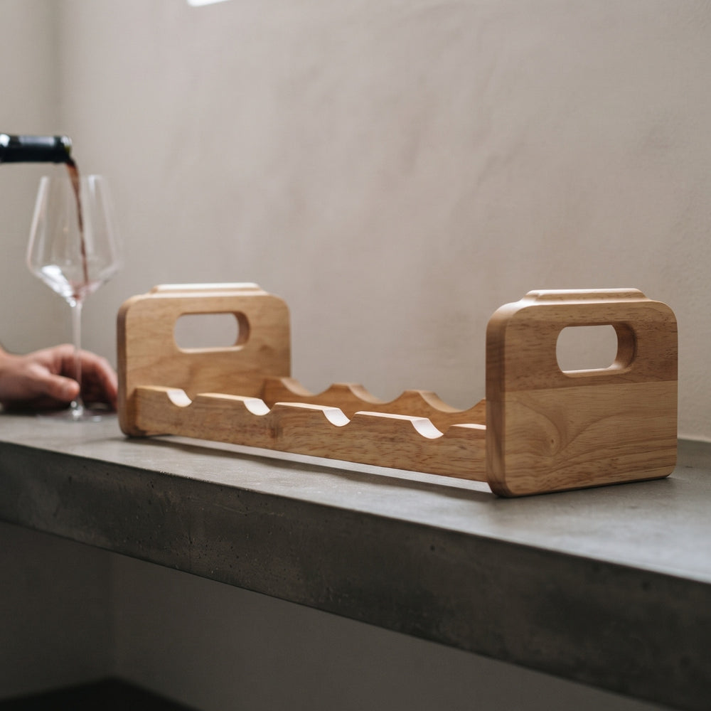 Cosy & Trendy Weinregal Holz - Stapelbar - 4 Flaschen
