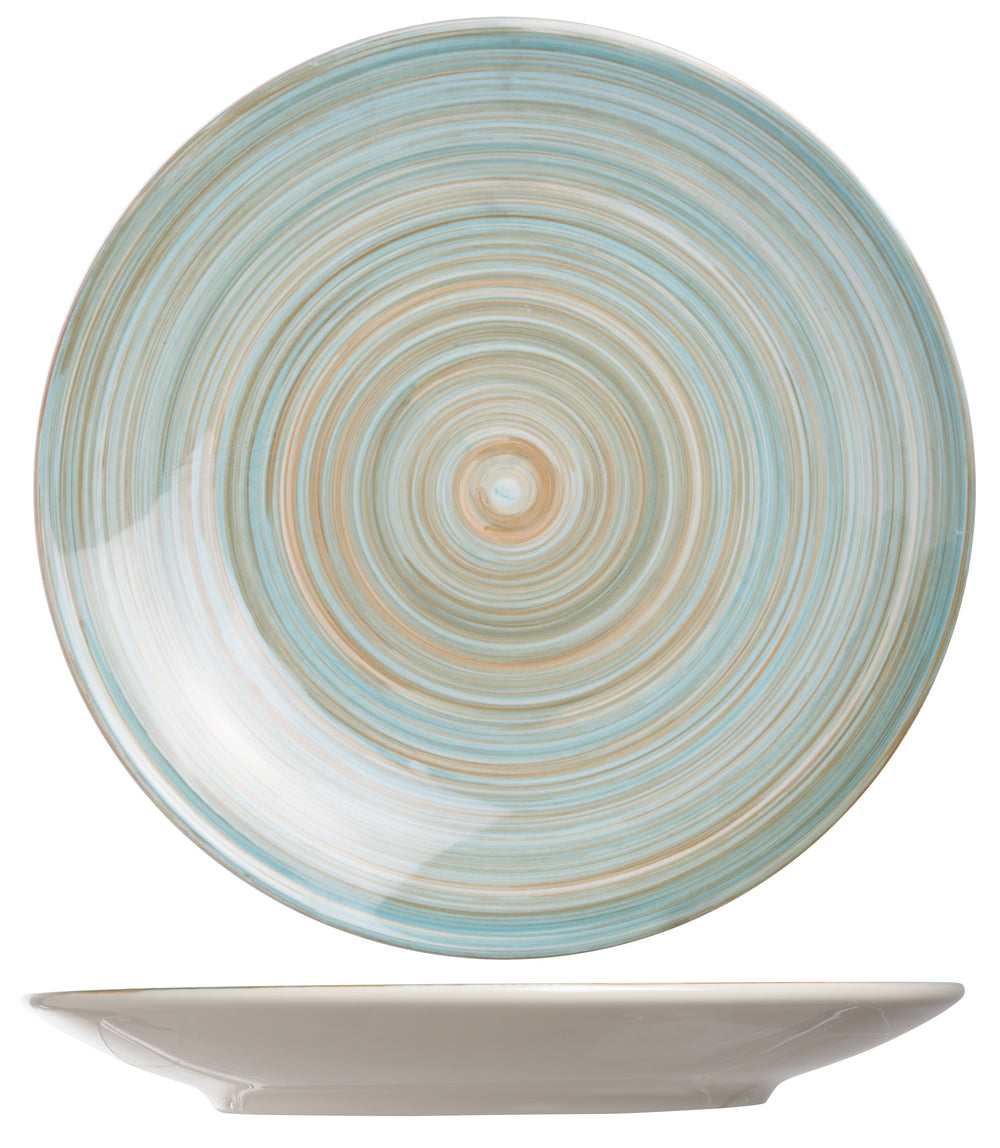 Cosy & Trendy Speiseteller Turbolino Blau ø 27 cm - 6 Stück