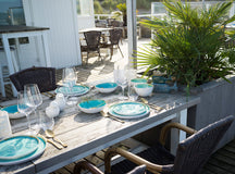 Cosy & Trendy Speiseteller Laguna Azzurro ø 27 cm - 4 Stück
