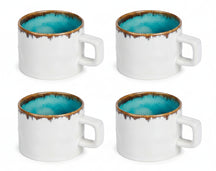 Cosy & Trendy Kaffeetassen Laguna Azzurro 230 ml - 4 Stück