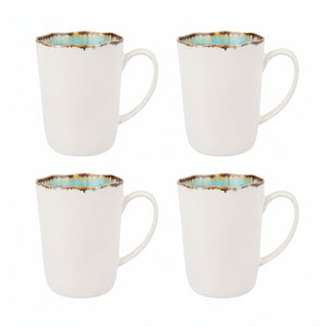 Cosy & Trendy Tassen / Becher - Laguna Azzurro 390 ml - 4 Stück
