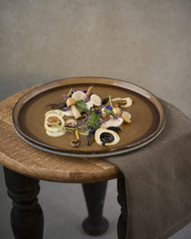 Cosy & Trendy Geschirrset Quintana Amber 18-teilig / 6 Personen - 6 Speiseteller, 6 Suppenteller und 6 Frühstücksteller